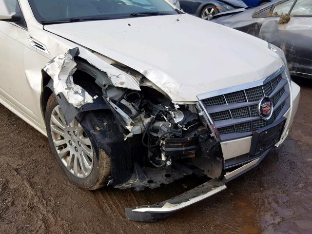 1G6DL5EV4A0110662 - 2010 CADILLAC CTS PERFOR WHITE photo 9