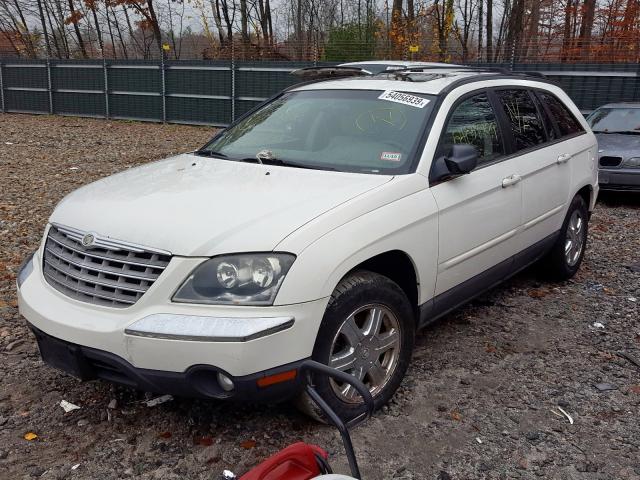 2C8GF68444R634204 - 2004 CHRYSLER PACIFICA WHITE photo 2