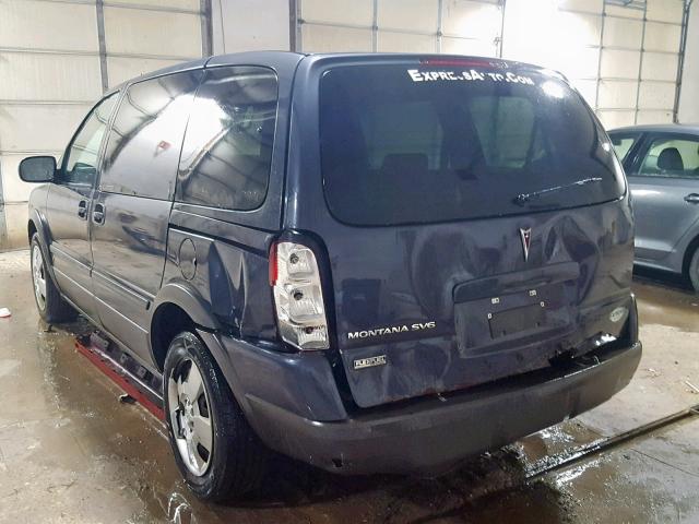 1GMDU03W78D192734 - 2008 PONTIAC MONTANA SV GRAY photo 3