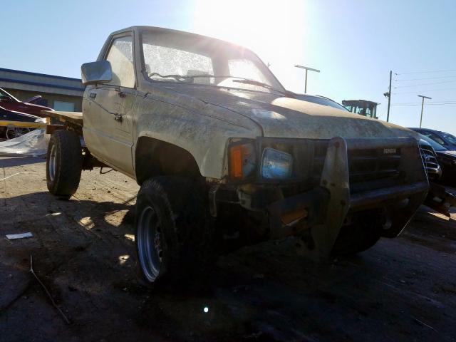 JT4RN63R3G0000705 - 1986 TOYOTA PICKUP RN6 CREAM photo 1