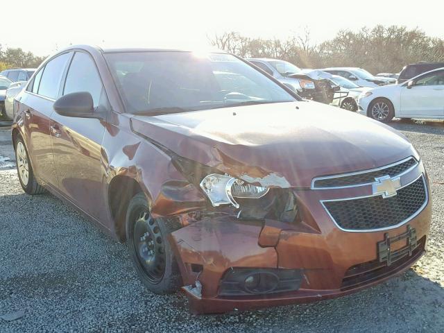 1G1PC5SH8C7256073 - 2012 CHEVROLET CRUZE LS ORANGE photo 1