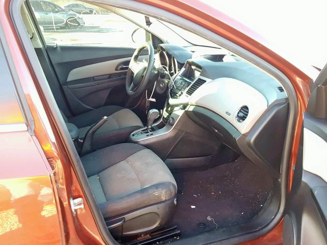 1G1PC5SH8C7256073 - 2012 CHEVROLET CRUZE LS ORANGE photo 5