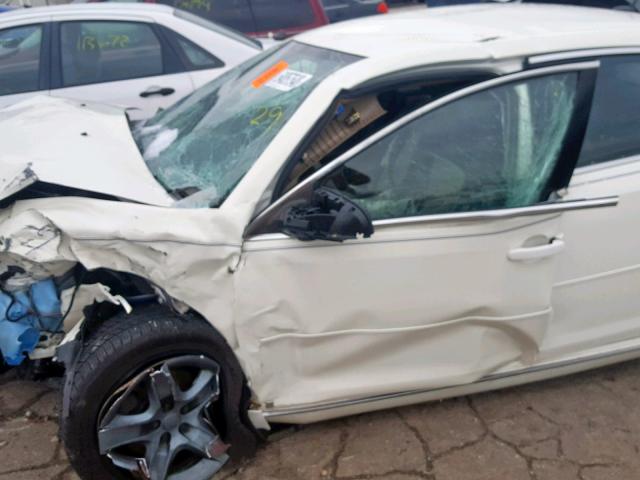 1G1ZH57BX84235541 - 2008 CHEVROLET MALIBU 1LT WHITE photo 10