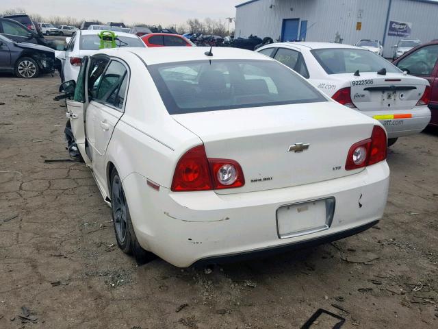 1G1ZH57BX84235541 - 2008 CHEVROLET MALIBU 1LT WHITE photo 3