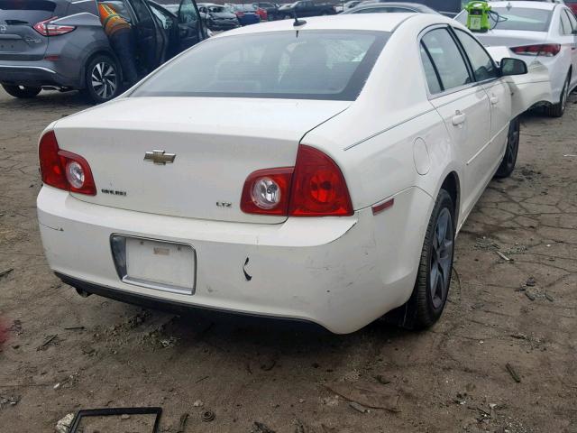 1G1ZH57BX84235541 - 2008 CHEVROLET MALIBU 1LT WHITE photo 4