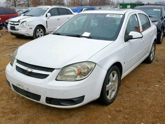 1G1AL58F887170247 - 2008 CHEVROLET COBALT LT WHITE photo 2