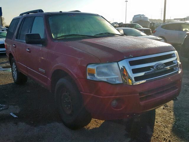 1FMFU16528LA19629 - 2008 FORD EXPEDITION RED photo 1