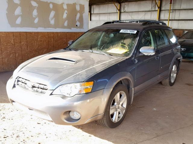 4S4BP68C864327149 - 2006 SUBARU LEGACY OUT BLUE photo 2