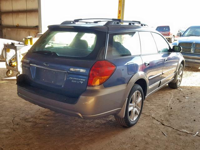 4S4BP68C864327149 - 2006 SUBARU LEGACY OUT BLUE photo 4