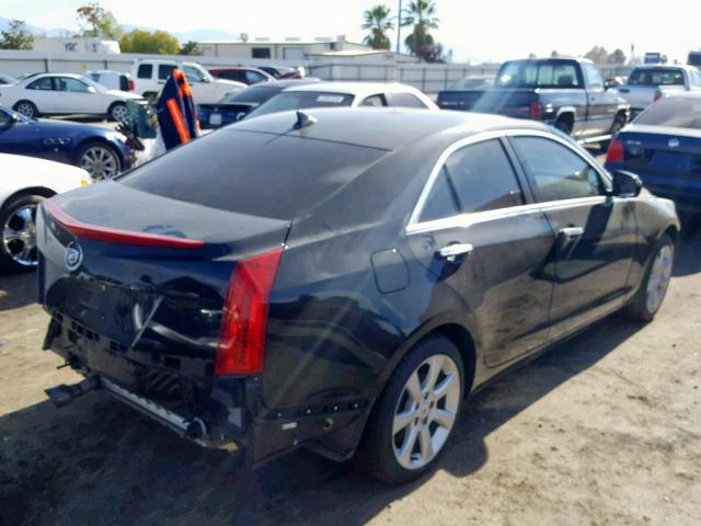 1G6AA5RAXD0155271 - 2013 CADILLAC ATS BLACK photo 4