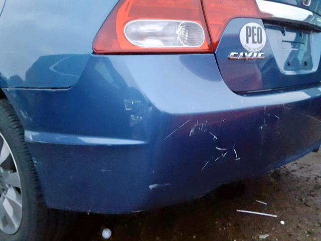 19XFA16949E031811 - 2009 HONDA CIVIC EXL BLUE photo 9