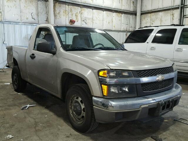 1GCCS148768268230 - 2006 CHEVROLET COLORADO BEIGE photo 1