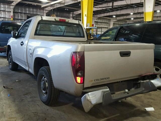 1GCCS148768268230 - 2006 CHEVROLET COLORADO BEIGE photo 3