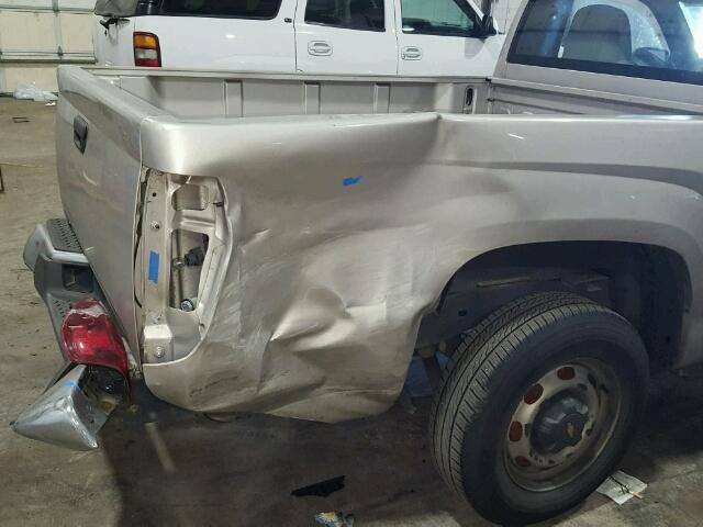 1GCCS148768268230 - 2006 CHEVROLET COLORADO BEIGE photo 9