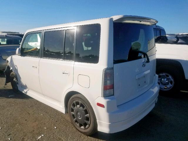 JTLKT324264080537 - 2006 TOYOTA SCION XB თეთრი ფოტო 3