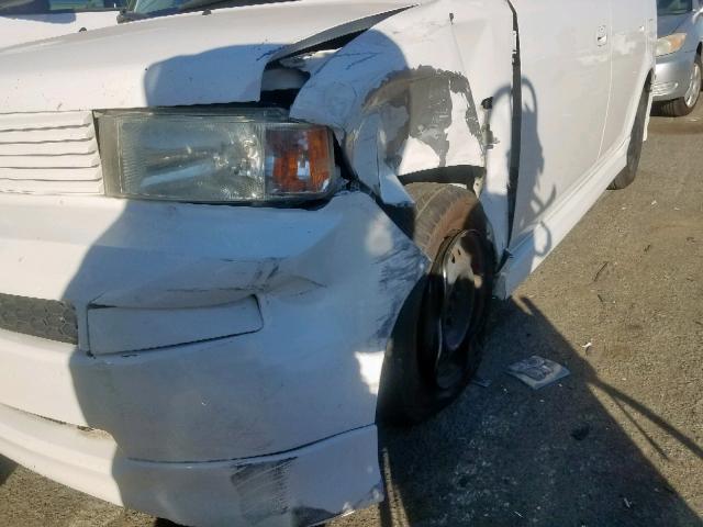 JTLKT324264080537 - 2006 TOYOTA SCION XB თეთრი ფოტო 9