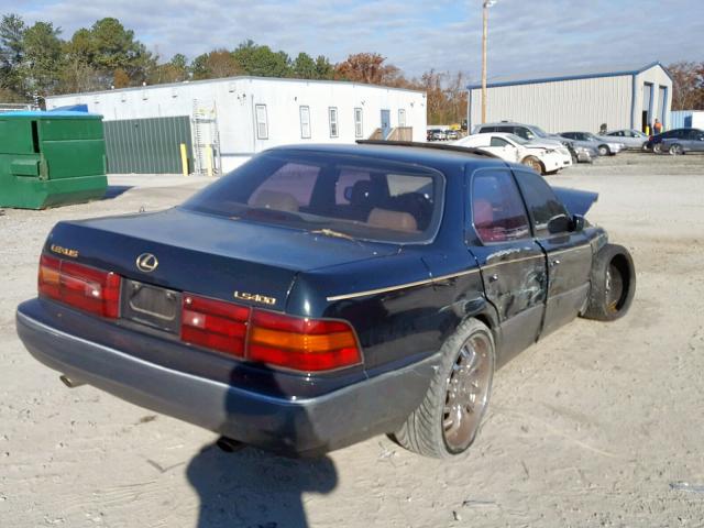 JT8UF11EXR0203263 - 1994 LEXUS LS 400 GREEN photo 4