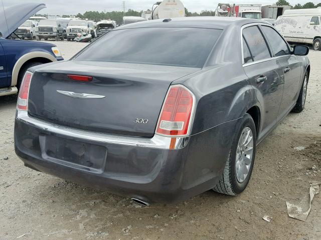 2C3CCAAGXEH119848 - 2014 CHRYSLER 300 GRAY photo 4