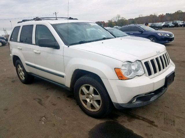 1J8GR48K68C234454 - 2008 JEEP GRAND CHER WHITE photo 1