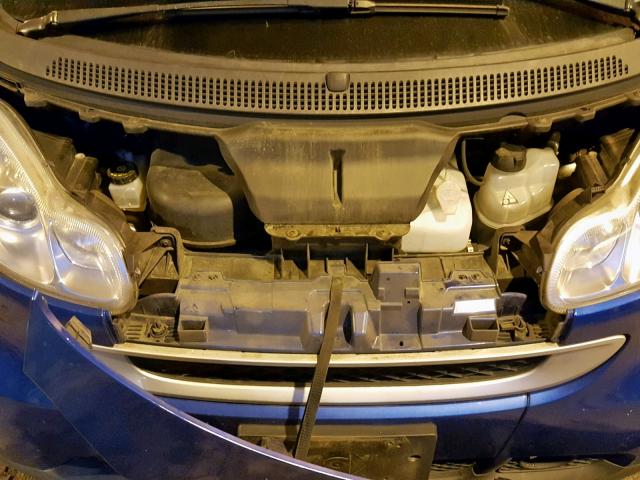 WMEEK31X38K097578 - 2008 SMART FORTWO PAS 蓝色 照片 7