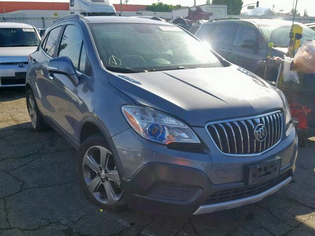 KL4CJASB2EB759804 - 2014 BUICK ENCORE GRAY photo 1