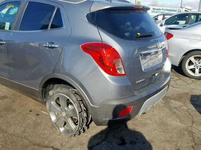 KL4CJASB2EB759804 - 2014 BUICK ENCORE GRAY photo 9