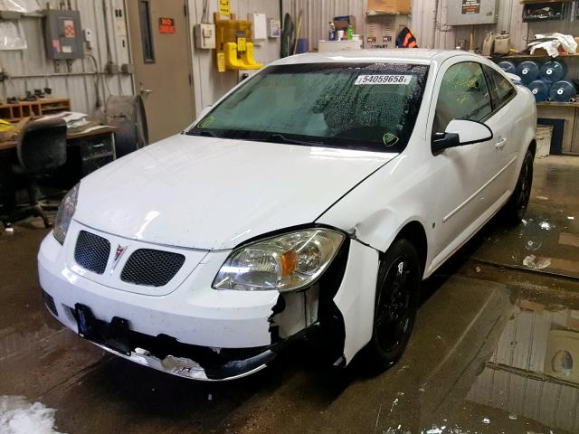 1G2AL15F377359069 - 2007 PONTIAC G5 WHITE photo 2