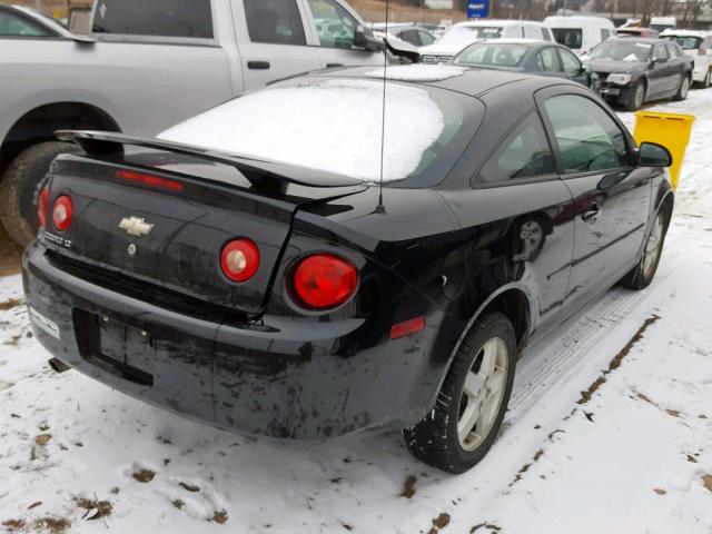 1G1AL15F967756577 - 2006 CHEVROLET COBALT LT BLACK photo 4