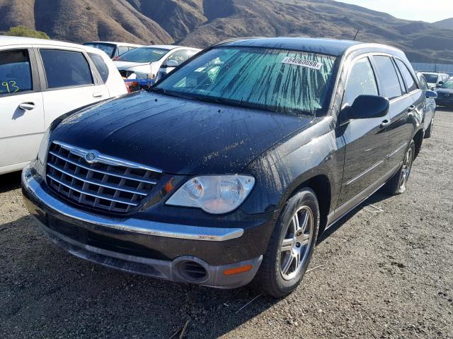 2A8GM68X07R256400 - 2007 CHRYSLER PACIFICA T BLACK photo 2