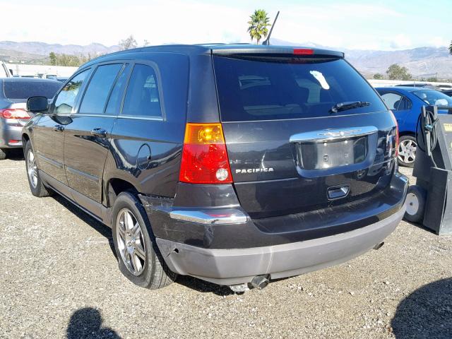 2A8GM68X07R256400 - 2007 CHRYSLER PACIFICA T BLACK photo 3