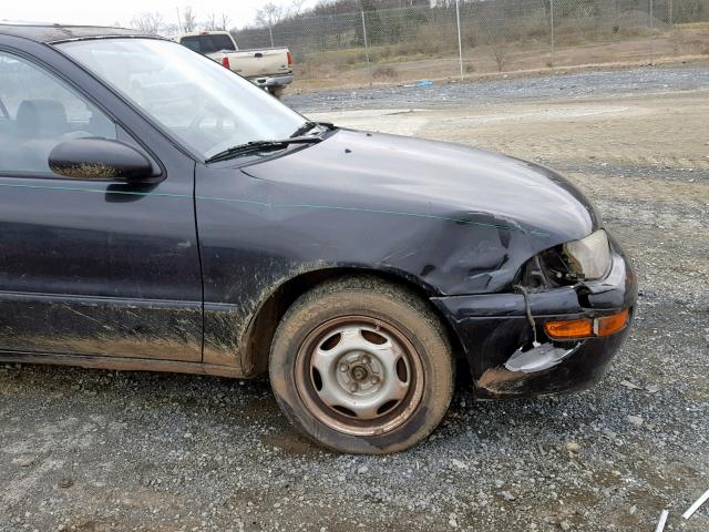 1Y1SK5363RZ009456 - 1994 GEO PRIZM BASE BLACK photo 9