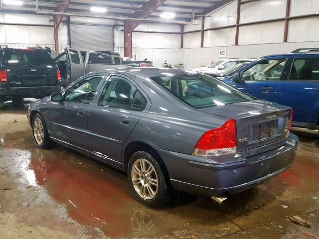 YV1RH592372634431 - 2007 VOLVO S60 2.5T BLUE photo 3