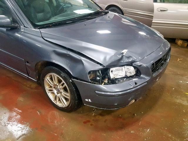 YV1RH592372634431 - 2007 VOLVO S60 2.5T BLUE photo 9