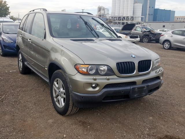 5UXFA13544LU26569 - 2004 BMW X5 3.0I GREEN photo 1