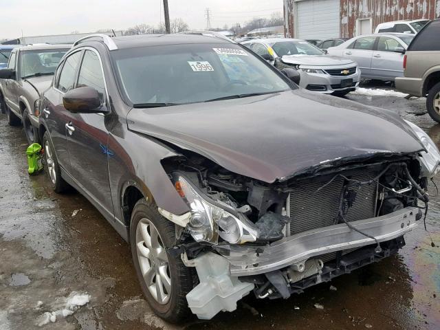 JN1AJ0HR2AM753319 - 2010 INFINITI EX35 BASE BROWN photo 1