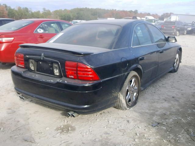 1LNHM87AX2Y692434 - 2002 LINCOLN LS BLACK photo 4
