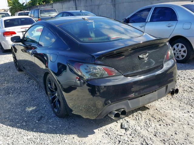 KMHHT6KD1BU054461 - 2011 HYUNDAI GENESIS CO BLACK photo 3