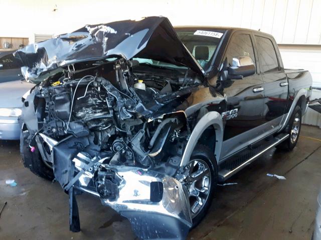 1C6RR7NTXES133375 - 2014 RAM 1500 LARAM BLACK photo 2