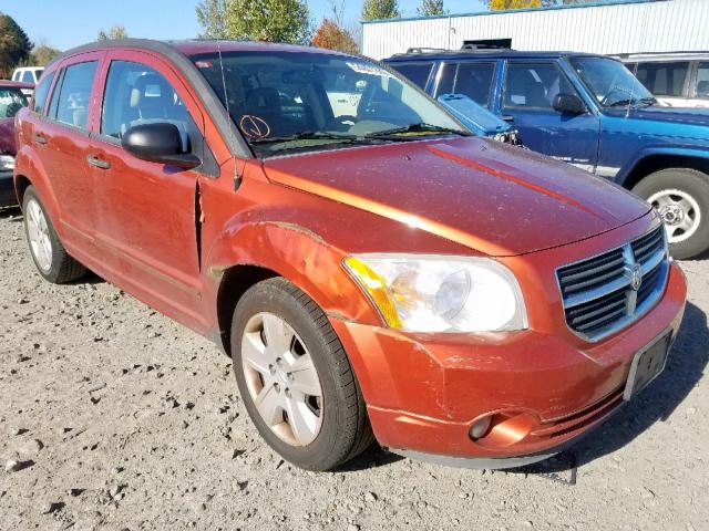 1B3HB48B77D508187 - 2007 DODGE CALIBER SX ORANGE photo 1