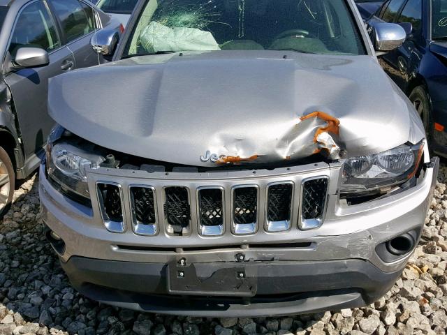 1C4NJDBBXED808638 - 2014 JEEP COMPASS SP 银色 照片 7