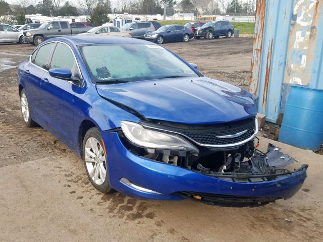 1C3CCCAB8GN164734 - 2016 CHRYSLER 200 LIMITE BLUE photo 1