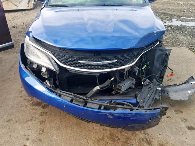 1C3CCCAB8GN164734 - 2016 CHRYSLER 200 LIMITE BLUE photo 9