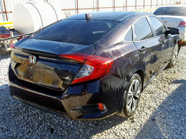 19XFC1F37GE007571 - 2016 HONDA CIVIC EX PURPLE photo 4