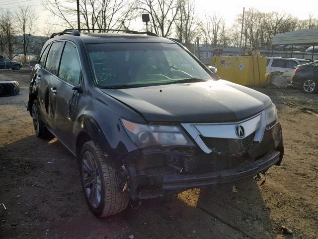 2HNYD2H51BH511485 - 2011 ACURA MDX ADVANC BLACK photo 1