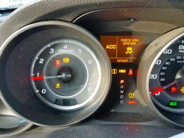 2HNYD2H51BH511485 - 2011 ACURA MDX ADVANC BLACK photo 8