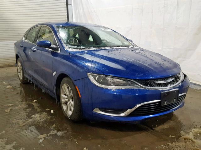 1C3CCCABXGN179820 - 2016 CHRYSLER 200 LIMITE BLUE photo 1