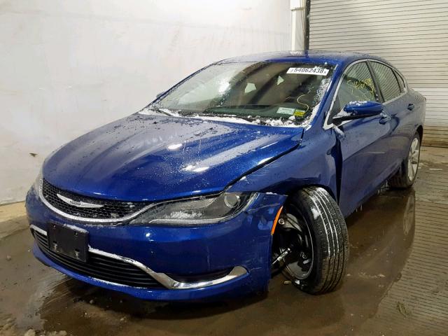 1C3CCCABXGN179820 - 2016 CHRYSLER 200 LIMITE BLUE photo 9