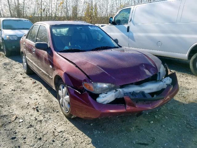 JM1BJ225530145081 - 2003 MAZDA PROTEGE DX RED photo 1