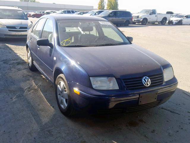 3VWSK69M23M130856 - 2003 VOLKSWAGEN JETTA GLS BLUE photo 1