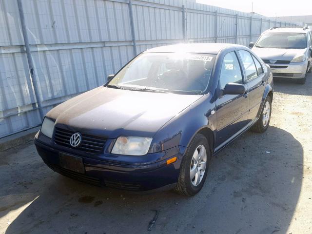 3VWSK69M23M130856 - 2003 VOLKSWAGEN JETTA GLS BLUE photo 2